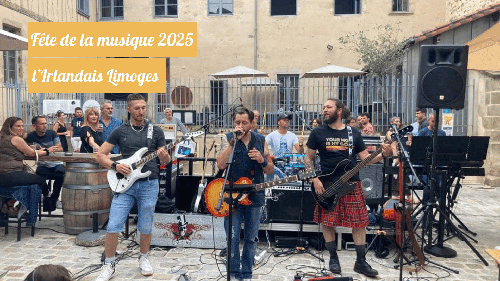 groupe de musique - fête de la musique à L'Irlandais 2025